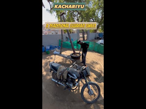 A Traditional Gujarati sweet "kachariyu" making with old style