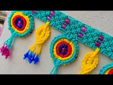 Macrame Very simple & Beautiful New Design Toran Door Hanging Tutorial