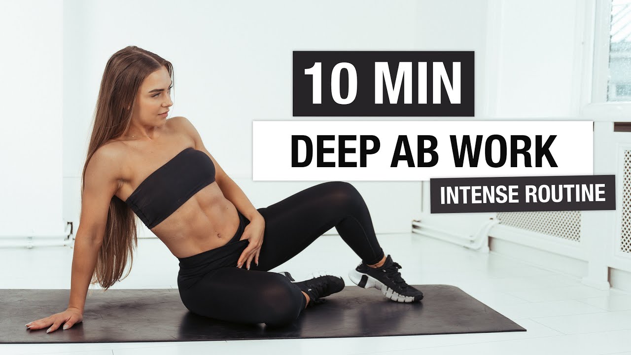 10 Min Deep AB Workout (No Equipment)