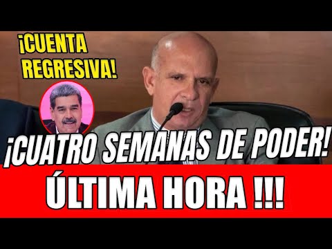 💣 CUENTA REGRESIVA! ⚠️ EL POLLO CARVAJAL DESTAPA TODO Y MADURO SOLO TENDRÍA CUATRO SEMANAS DE PODER