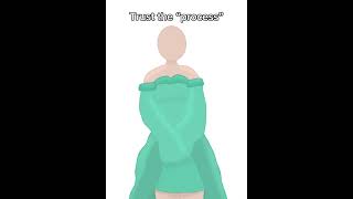 draw my mc’s mom as teenager with me ✨ (tw: questionable art processes)