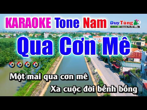 Karaoke || Qua Cơn Mê – Tone Nam || Nhạc Sống Duy Tùng