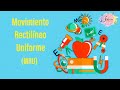 Uniform Rectilinear Motion Concepts