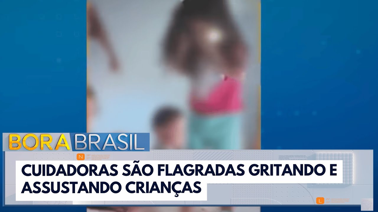 Cuidadoras são flagradas gritando e assustando crianças