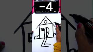 How to draw Home - How to draw animal drawing easily// How to time Limit challenge