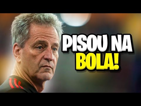 Landim pisa na bola no Flamengo