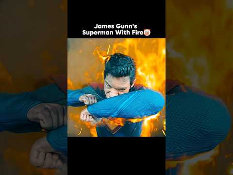 James Gunn's Superman With Fire vs Zack Snyder Superman With Fire💀