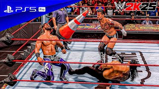 WWE 2K25 - Roman Reigns vs CM Punk vs Seth Rollins | Triple Threat WrestleMania 41