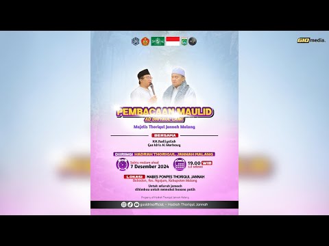 🔴 LIVE | Rutinan Malam Ahad Majelis Thoriqul Jannah | 7 Desember 2024