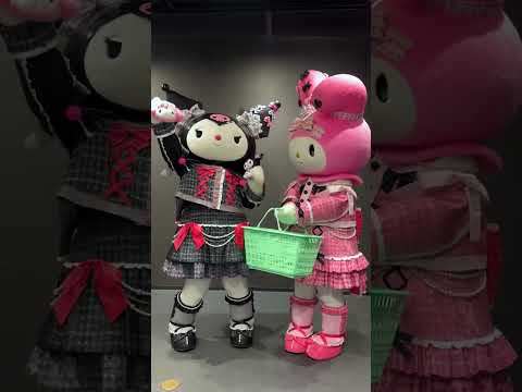 マイメロディとクロミが、LE SSERAFIMのライブに出演🩷🖤