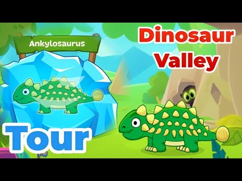 Dinosaur Valley Tour | Ankylosaurus Dinosaur Animation Learning