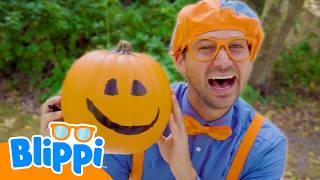 Blippi odwiedza dyniowy park | 📙Blippi po polsku📙Nauka i zabawa dla Dzieci