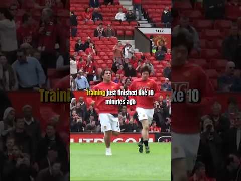 Vidic started chasing his teamates around...