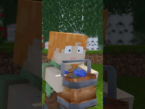 Alex Summons Herobrine San #shorts #minecraft #herobrine #alex