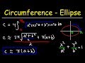 Ellipse Circumference and Properties