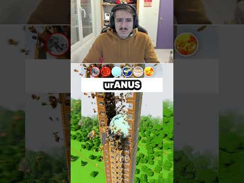 Quelle planète Détruit l'IMMEUBLE ? #minecraft #shorts #holidayswithyoutube