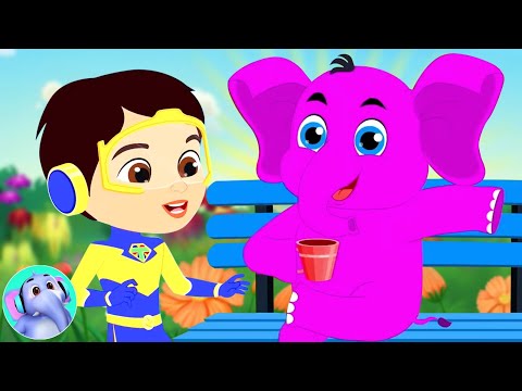 Ek Mota Hathi Shehar Ko Chala, एक मोटा हाथी शहर को चला, Balgeet in Hindi and Nursery Rhymes for Kids