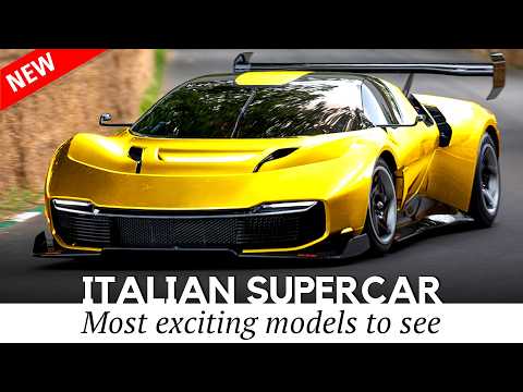 10 Exclusive Italian Supercars with Upgraded Engines & Tailor-Made Interiors