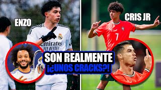 ¿Qué tan buenos son realmente los hijos de los cracks top del mundo?🤔⚽ (Marcelo, CR7, Dinho, y más)