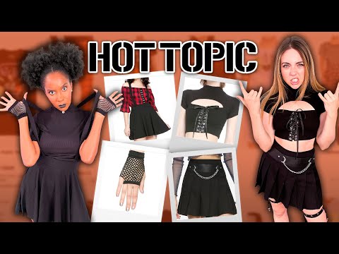Video: Trying HOT TOPIC As Adults?! *band tees, costumes & more*