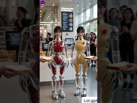 Classic Peanut Butter Jelly Dispenser Robots #futuristic #robot #humanoid #peanutbutter #jelly #AI