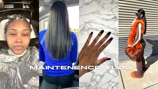 MAINTENANCE VLOG: I GOT A SILK PRESS FOR THE FIRST TIME IN 2 YEARS