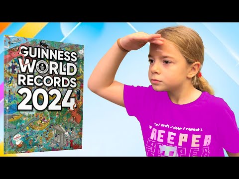 Anabella EXPLORES Big Fun Museum for CRAZY Guinness World Records!