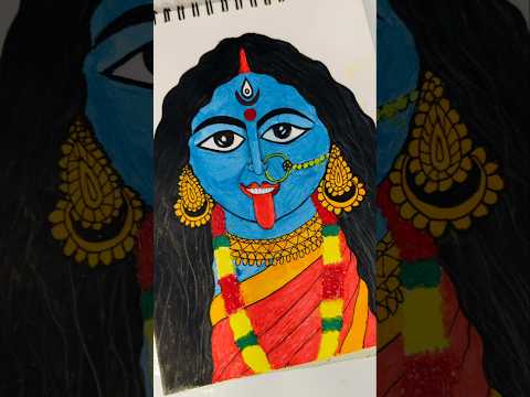 Day 7 | Maa kali 🙏 #shorts #art #ytshorts #viralshort