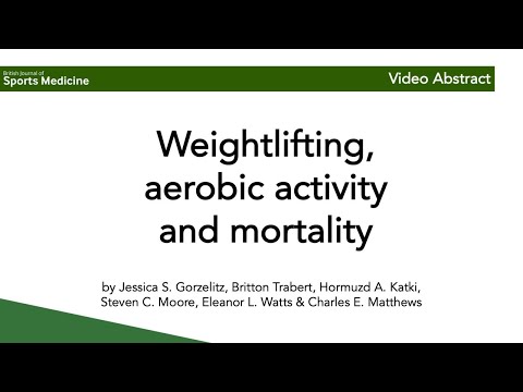 Associations of weightlifting and aerobic activity with mortality