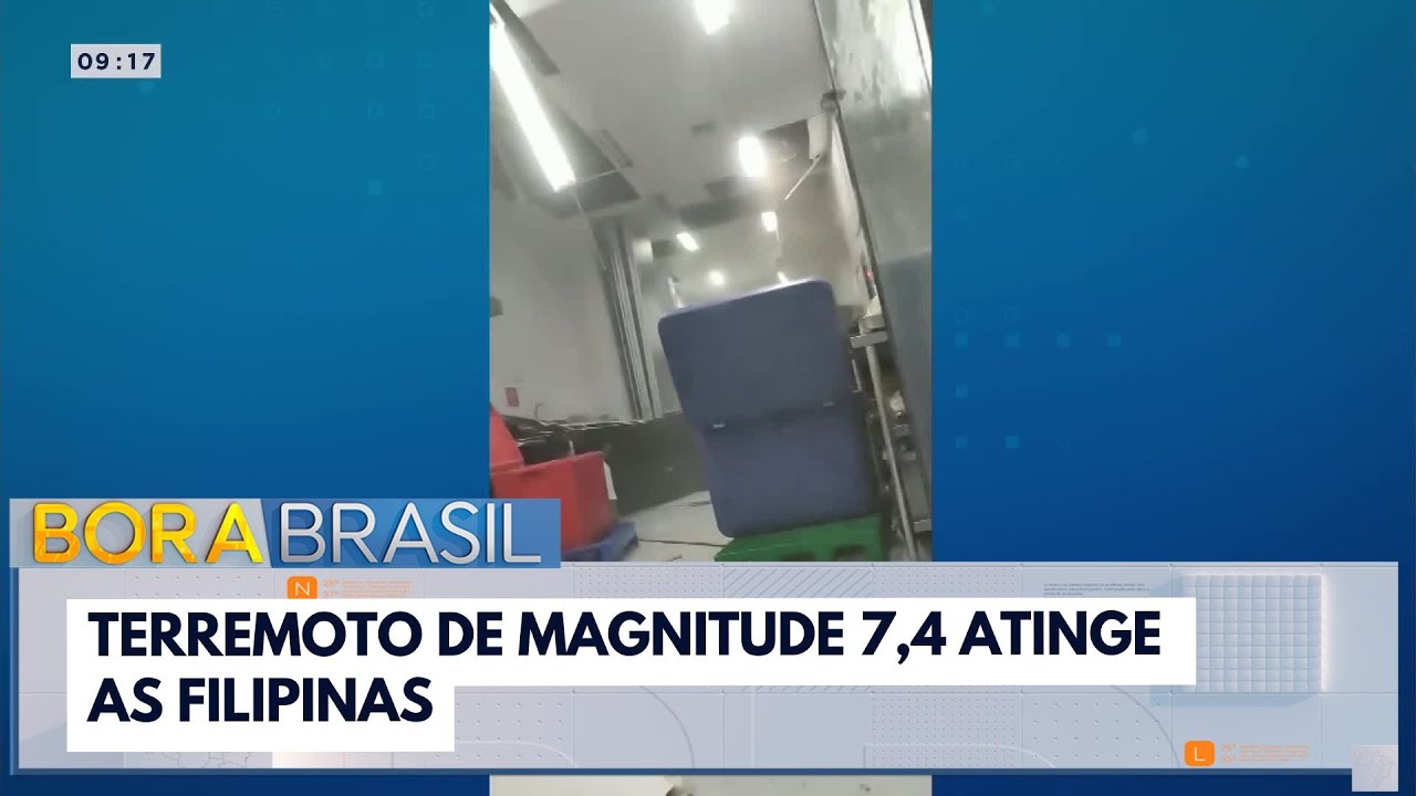 Terremoto de magnitude 74 atinge as Filipinas