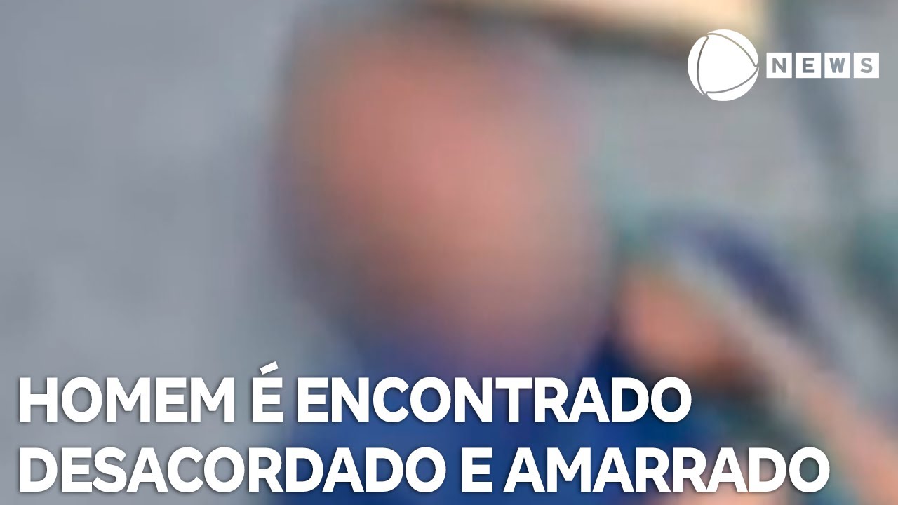 Homem é encontrado amarrado e desacordado no meio da rua