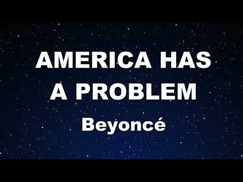 Karaoke♬ AMERICA HAS A PROBLEM – Beyoncé 【No Guide Melody】 Instrumental