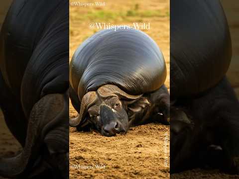 Giant Slug Removal Wildlife Heroes Save Buffalo in Amazing Rescue #wildliferescue #animalrescue