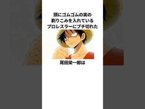 「頭がゴムゴムの実のプロレスラーにキレた」尾田栄一郎に関する雑学 #ワンピース #onepiece