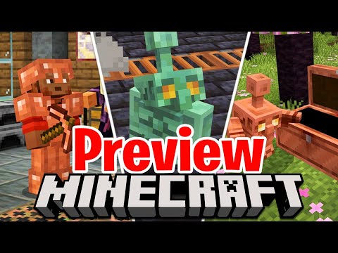 AGGIUNTO il COPPER GOLEM!! CHEST e SET di RAME - Minecraft ITA 1.21.8 Preview 1.21.100.23