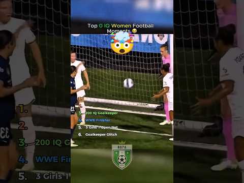 Women's Football - Top 0 IQ Moments Ever๐