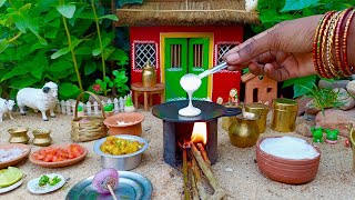 Miniature Real Food Cooking With Anda Dosa Recipe  | Egg Dosa Recipe | Miniature housewife | ASMR