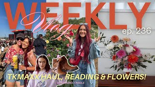 a TKMAXX haul, Festival day, fangirling, playing with flowers & saying GOODBYE 🥺 weekly vlog 263