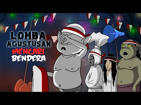 Lomba Agustusan Berhadiah Makan Bakso Sepuasnya - Kartun Hantu Lucu
