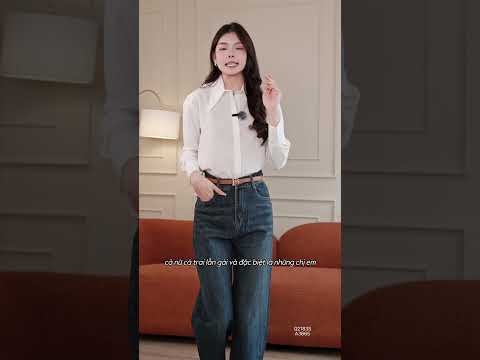 Quần jean suông form dài - Q2183S ✨ QUẦN JEAN BASIC giúp nàng mix&match outfit dạo phố dễ dàng.✨