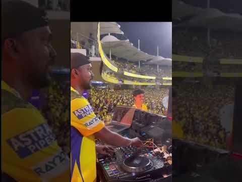 Dj rocked🤣 #msd #tata #ipl #2025 #live #cricket #game #trending #shorts #viralvideo #dhoni #thala
