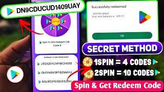 FREE REDEEM CODE (SPIN करके) | FREE REDEEM CODE APP | GOOGLE PLAY REDEEM CODE APP | REDEEM CODE APP