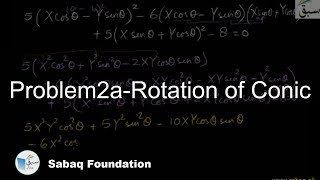 Problem2a-Rotation of Conic
