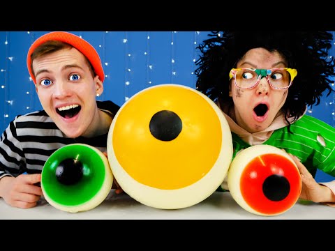 Mukbang Giant Jelly Eyeballs 킹스 아이 볼 푸드 by HAHADO