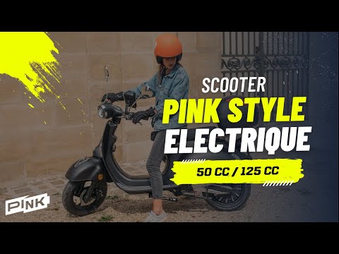 Pink Style : scooter électrique rétro eq. 50cc et 125cc