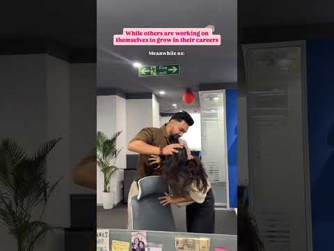 Aakhir tak zrur dekhna😆  | Me & My Coworker Fighting Over One Office Chair | Office Comedy Reel 2025