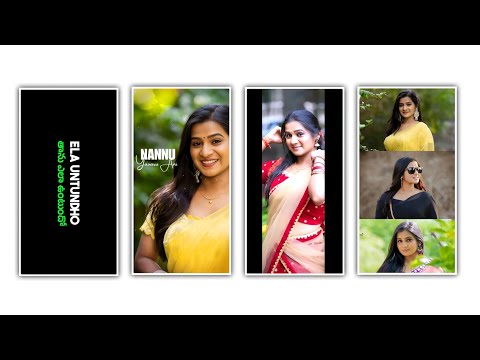 Trending Thanu Ela Untundhi Dialogue Lyrics Video Editing | Telugu Alight Motion Editing Tutorial