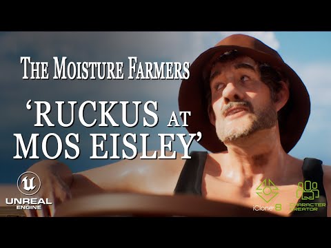 The Moisture Farmers - Ruckus at Mos Eisley (An Unreal 5 short film) #starwars  #unrealengine