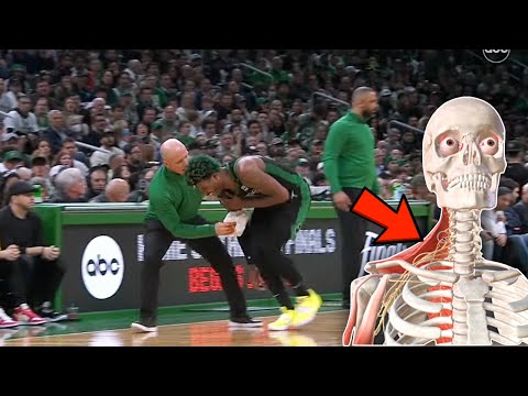 Marcus Smart Runs Off the Court After Painful Injury - Doctor Explains