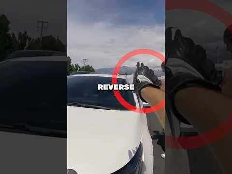 Chilling Biker Gets Rear Ended! 😳